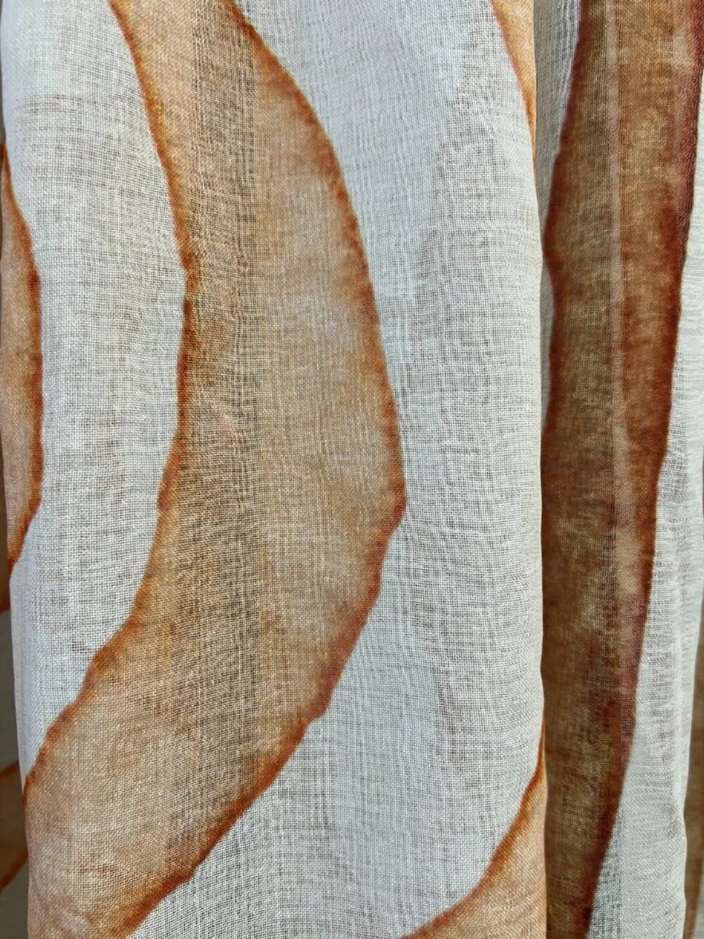 Society6 Sheer Curtains Pair 50x84 Terracotta